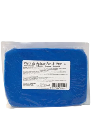 Pasta Azul Turquesa Embalagem 1 Kg