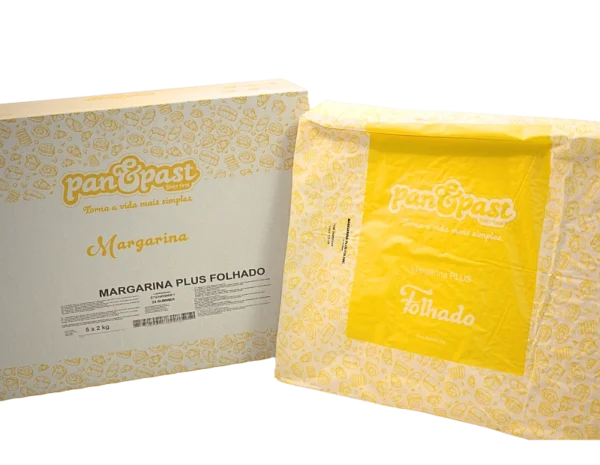 Margarina Plus Folhado Embalagem e Barra