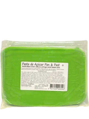 Pasta Verde Alface Embalagem 1 Kg