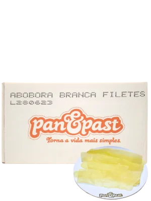 Abóbora Branca Fatiada