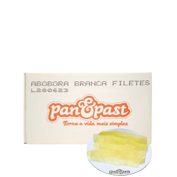 Abóbora Branca Fatiada