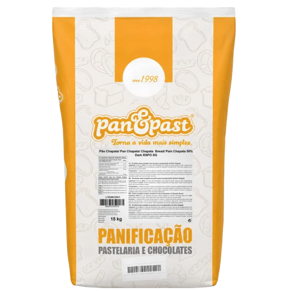 Pão Chapata 50% Dark RSPO SG 15Kg Pão Chapata 50% Dark RSPO SG 15Kg