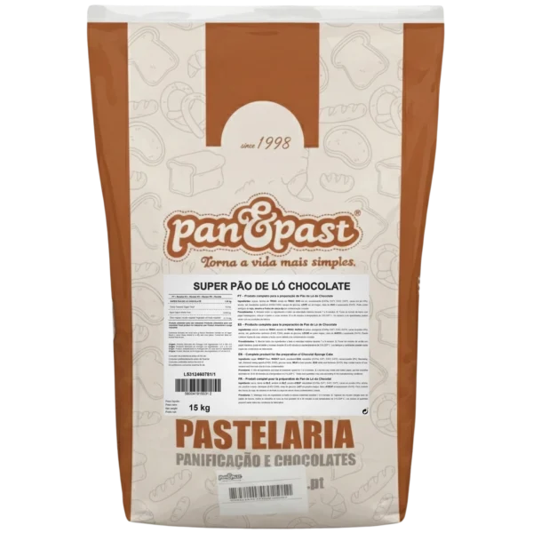 Super Pão de Ló de Chocolate 15 Kg