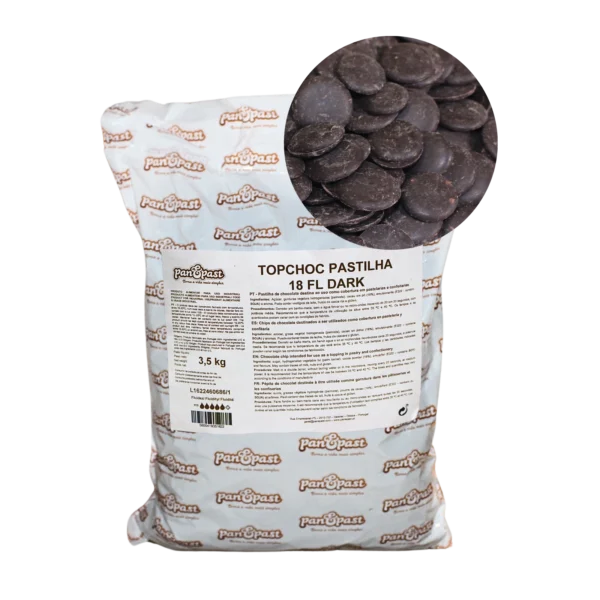 Topchoc Pastilha 18 FL Dark